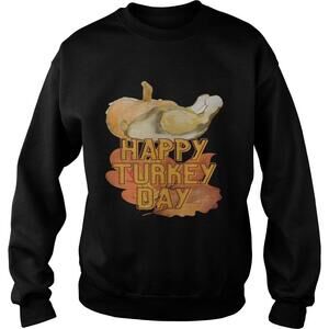 Happy Turkey Day Pumpkin Holiday Sweatshirt